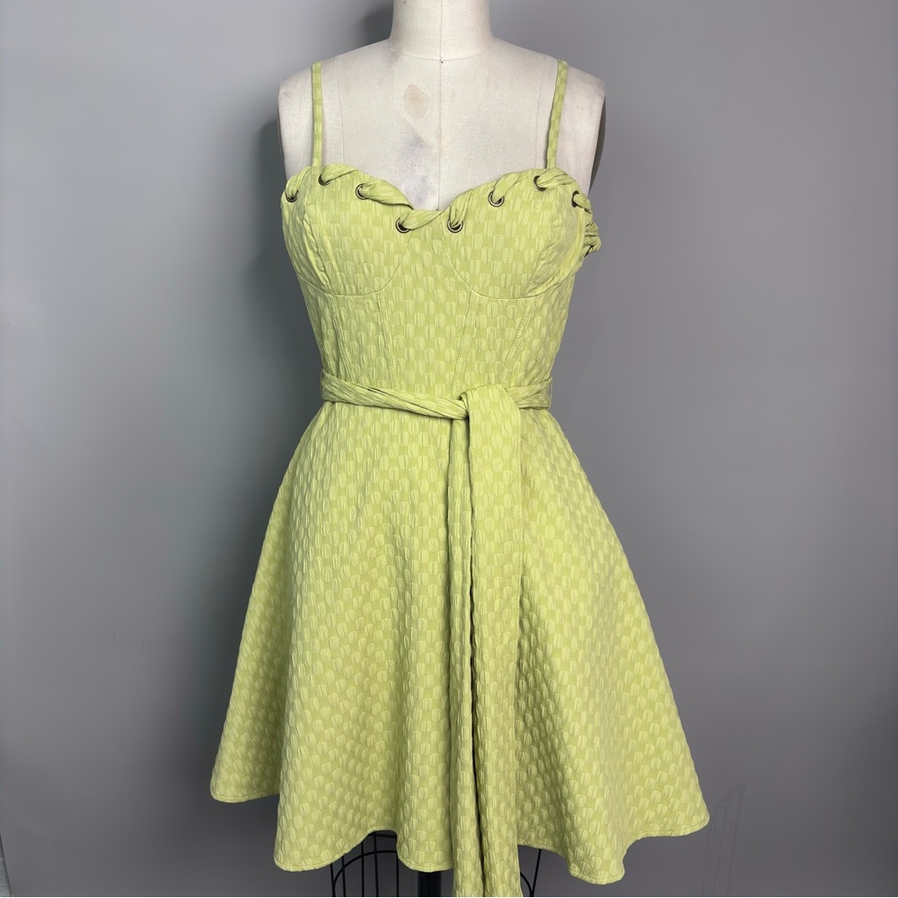 BCX Green Textured Bustier Dress NWT Medium